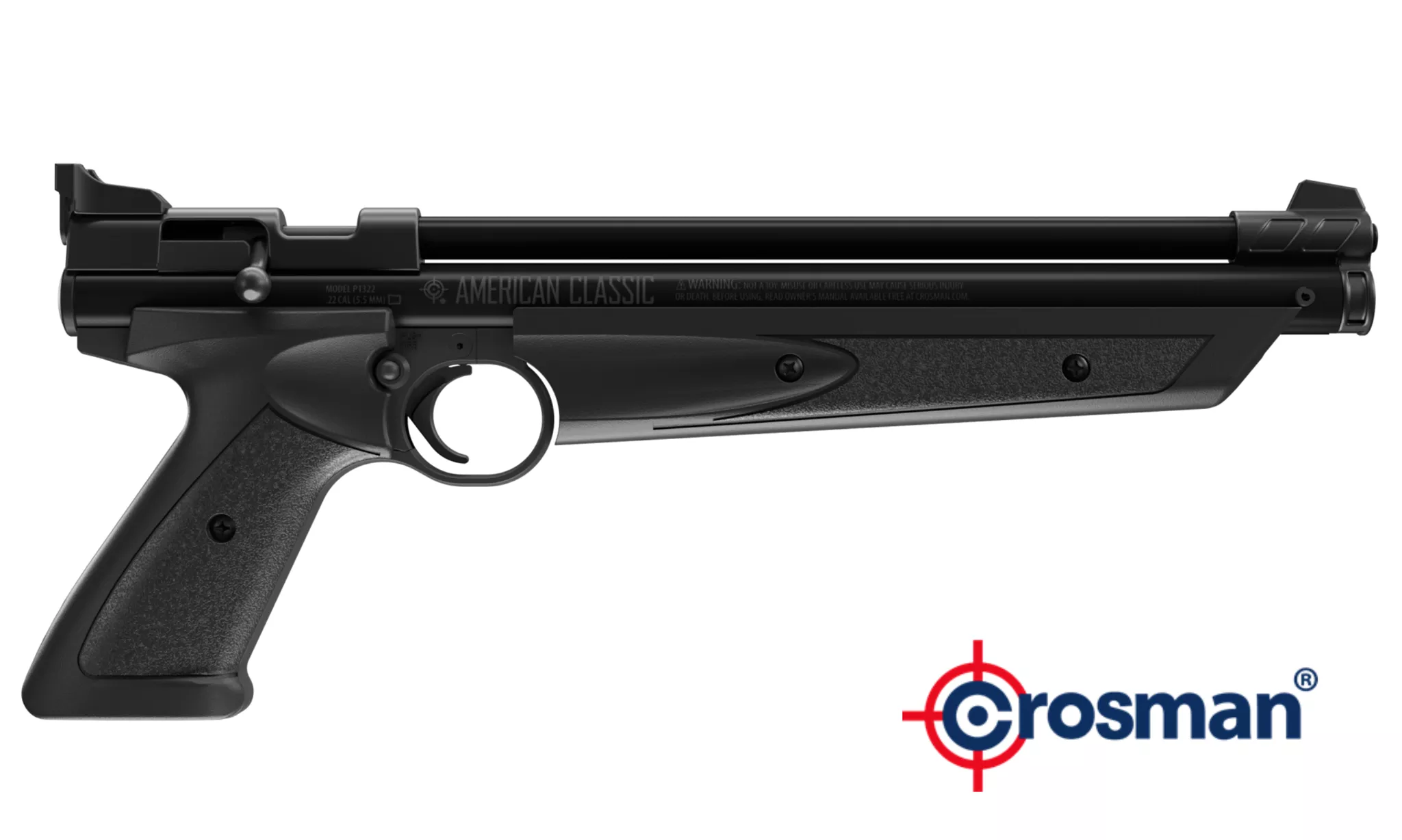 .22 (pellet) Crosman American Classic P1322 Pump Air Pistol: 460fps